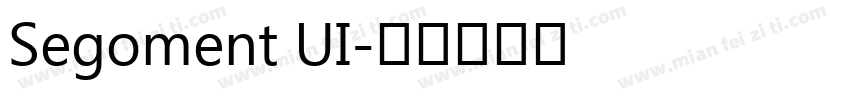 Segoment UI字体转换